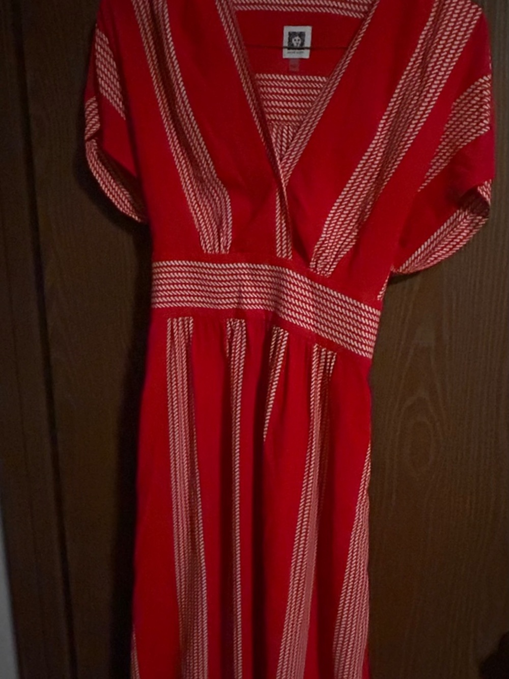 Anne Klein V neck dress